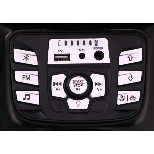 Quad na batériu Šport Run pre deti Čierny + Pohon 4x4 + LED + Rádio MP3