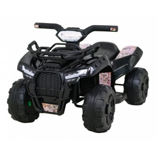 Quad Storm na batériu pre deti Čierny + Motor 25W + MP3 USB + LED