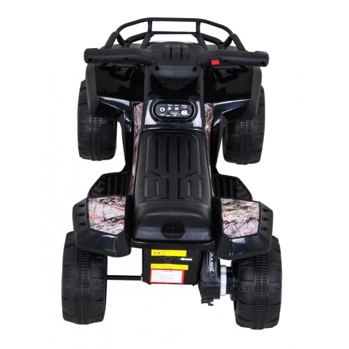 Quad Storm na batériu pre deti Čierny + Motor 25W + MP3 USB + LED