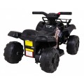Quad Storm na batériu pre deti Čierny + Motor 25W + MP3 USB + LED