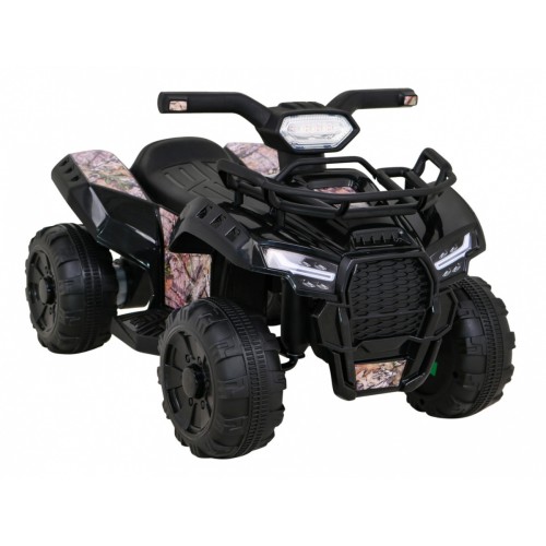 Quad Storm na batériu pre deti Čierny + Motor 25W + MP3 USB + LED