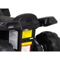 Quad Storm na batériu pre deti Čierny + Motor 25W + MP3 USB + LED