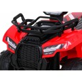 Quad Storm na batériu pre deti Červený + Motor 25W + MP3 USB + LED