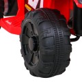 Quad Storm na batériu pre deti Červený + Motor 25W + MP3 USB + LED