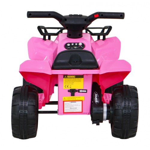 Quad Storm na batériu pre deti Ružový + Motor 25W + MP3 USB + LED