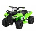 Quad Storm na batériu pre deti Zelený + Motor 25W + MP3 USB + LED