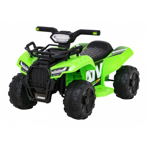 Quad Storm na batériu pre deti Zelený + Motor 25W + MP3 USB + LED