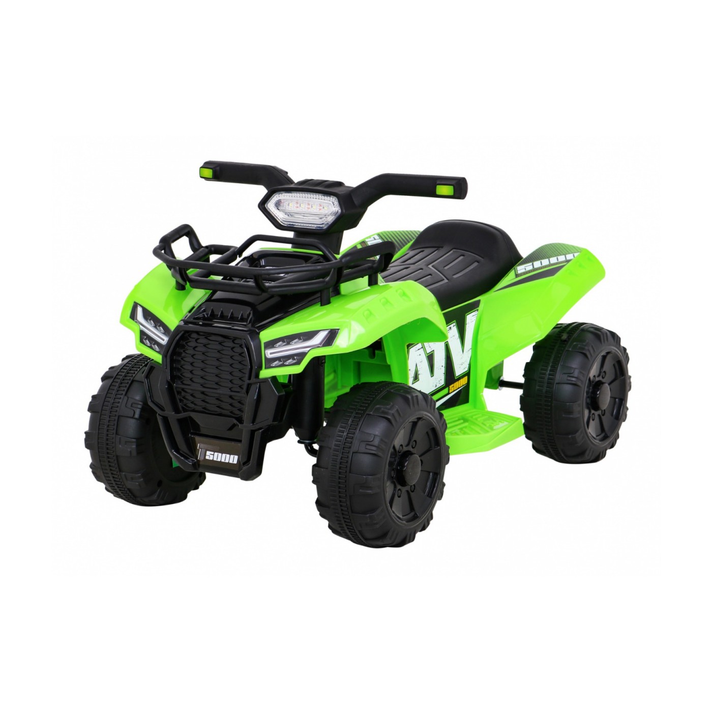 Quad Storm na batériu pre deti Zelený + Motor 25W + MP3 USB + LED