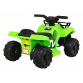 Quad Storm na batériu pre deti Zelený + Motor 25W + MP3 USB + LED