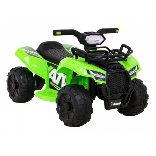 Quad Storm na batériu pre deti Zelený + Motor 25W + MP3 USB + LED