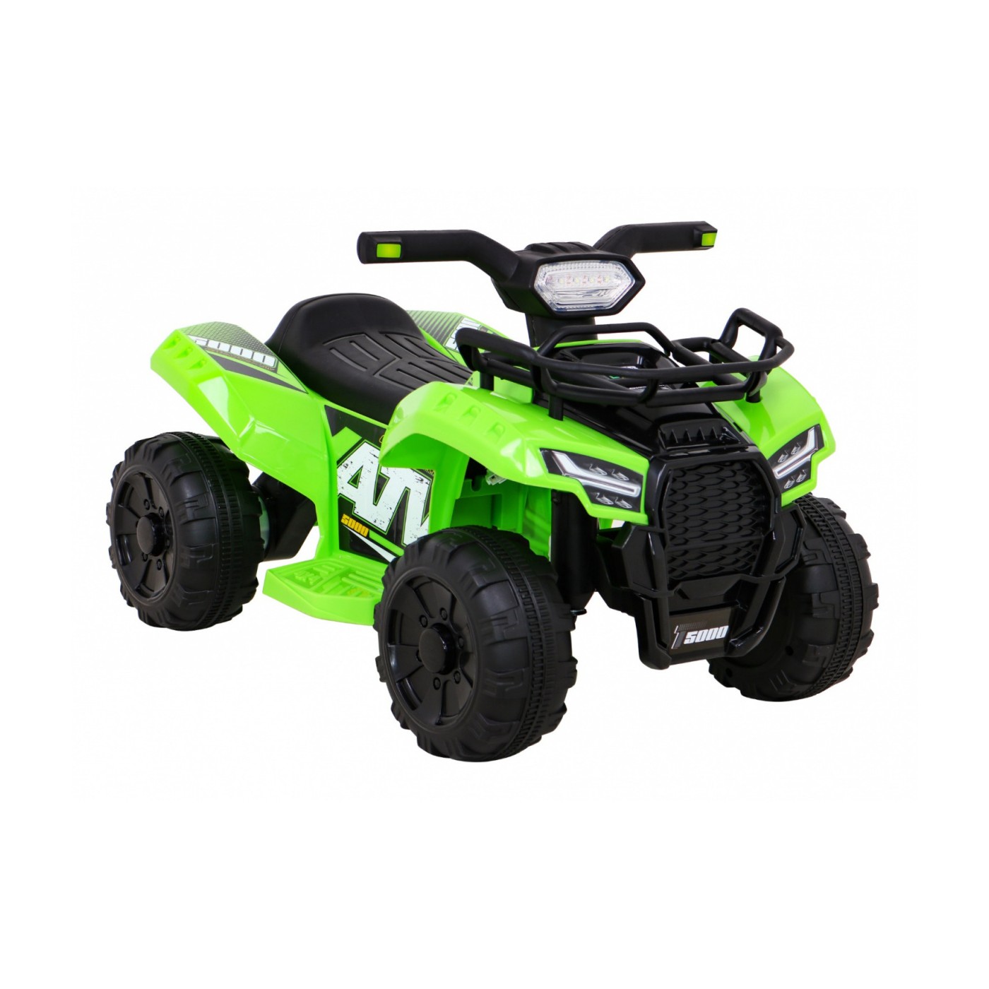 Quad Storm na batériu pre deti Zelený + Motor 25W + MP3 USB + LED