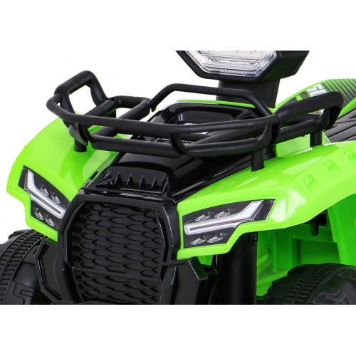 Quad Storm na batériu pre deti Zelený + Motor 25W + MP3 USB + LED