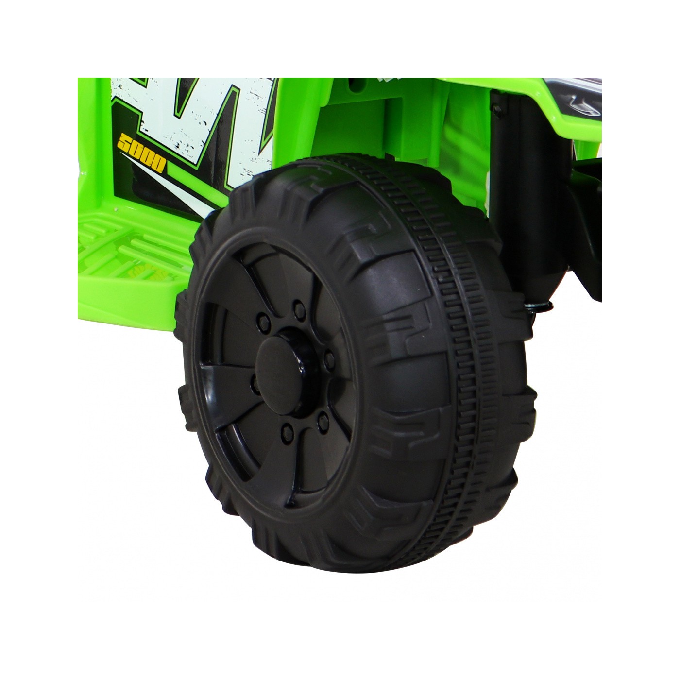 Quad Storm na batériu pre deti Zelený + Motor 25W + MP3 USB + LED