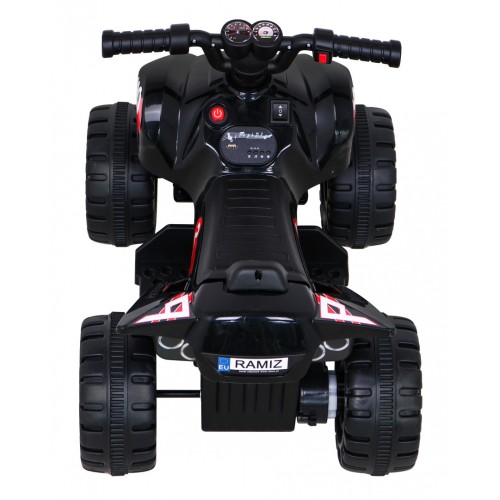 Quad The Fastest na batériu pre deti Čierny + Motor 25W