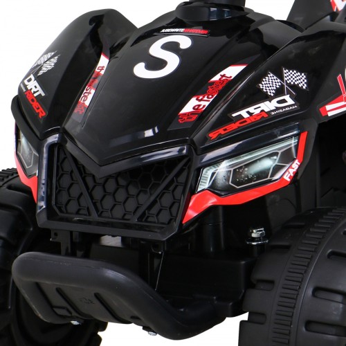 Quad The Fastest na batériu pre deti Čierny + Motor 25W