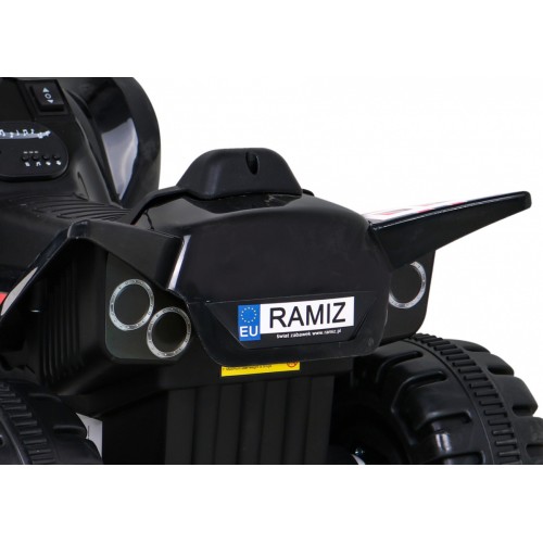 Quad The Fastest na batériu pre deti Čierny + Motor 25W