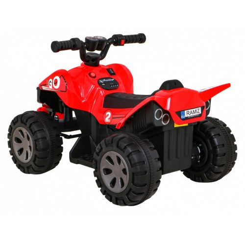 Quad The Fastest na batériu pre deti Červený + Motor 25W