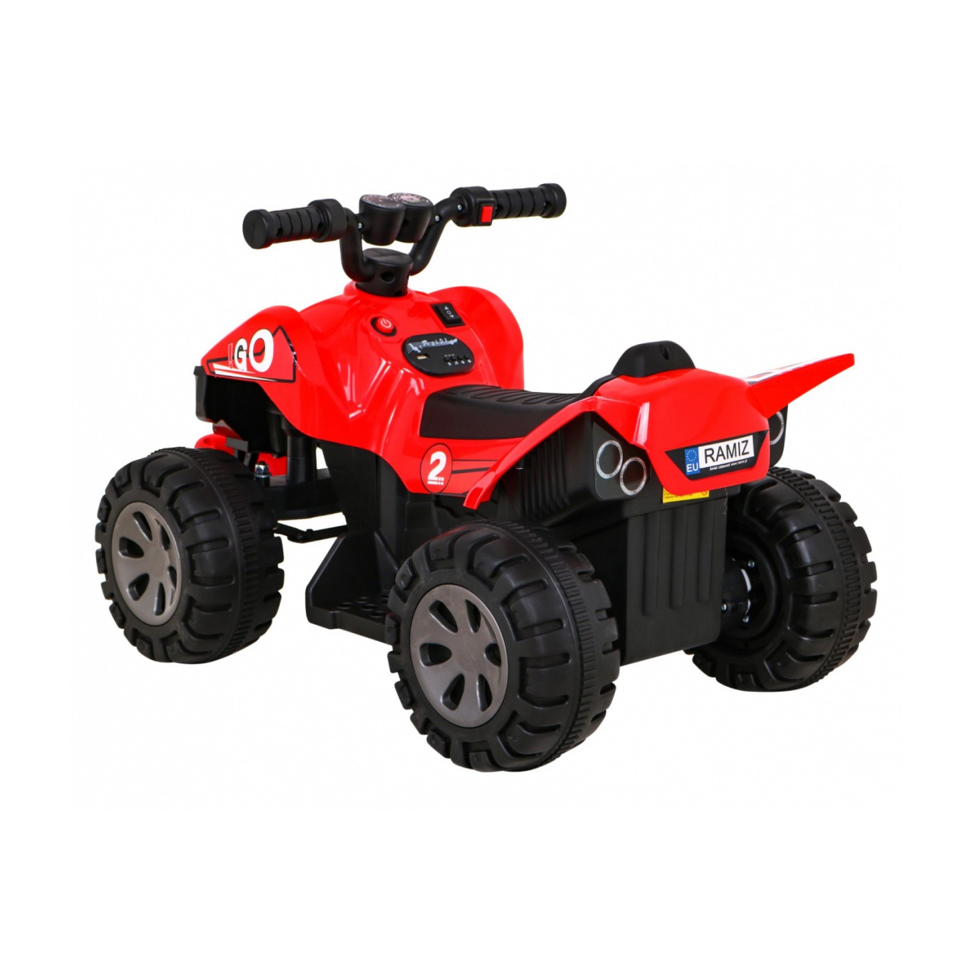 Quad The Fastest na batériu pre deti Červený + Motor 25W