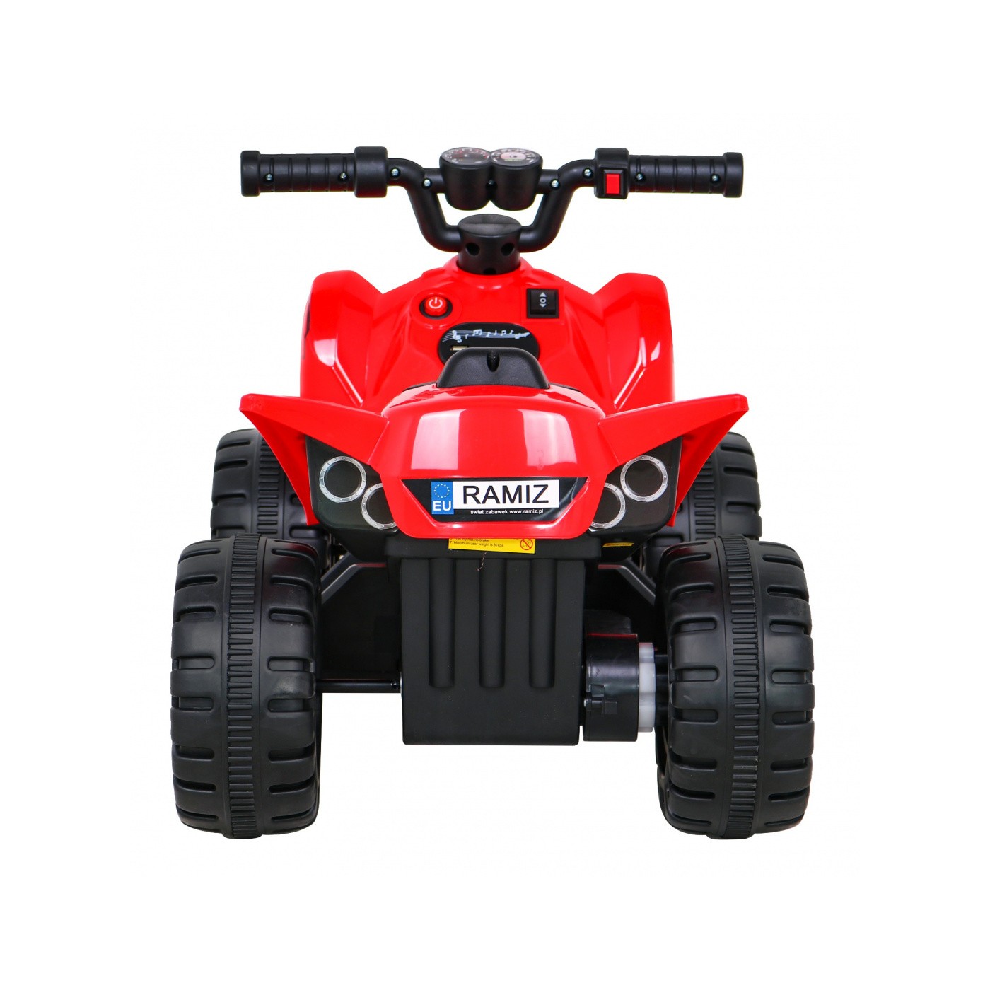 Quad The Fastest na batériu pre deti Červený + Motor 25W