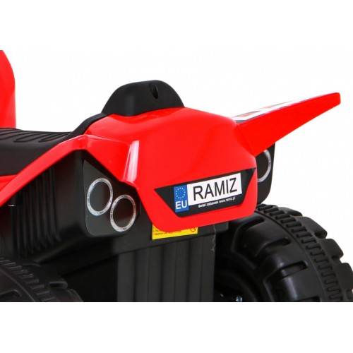 Quad The Fastest na batériu pre deti Červený + Motor 25W
