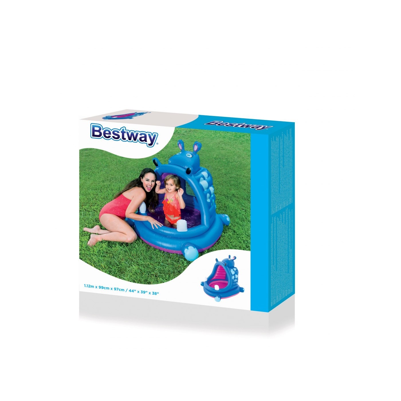 Bazén Pre Deti s Ochranným Baldachýnom Hroch BESTWAY