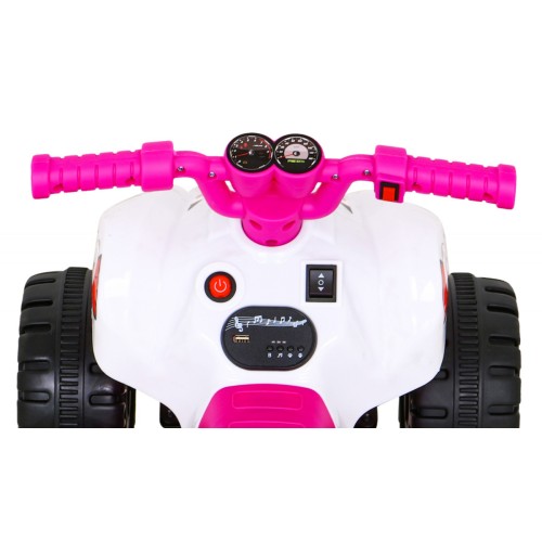 Quad The Fastest na batériu pre deti Ružový + Motor 25W