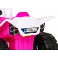 Quad The Fastest na batériu pre deti Ružový + Motor 25W