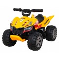 Quad The Fastest na batériu pre deti Žltý + Motor 25W