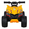 Quad The Fastest na batériu pre deti Žltý + Motor 25W