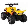 Quad The Fastest na batériu pre deti Žltý + Motor 25W