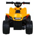 Quad The Fastest na batériu pre deti Žltý + Motor 25W