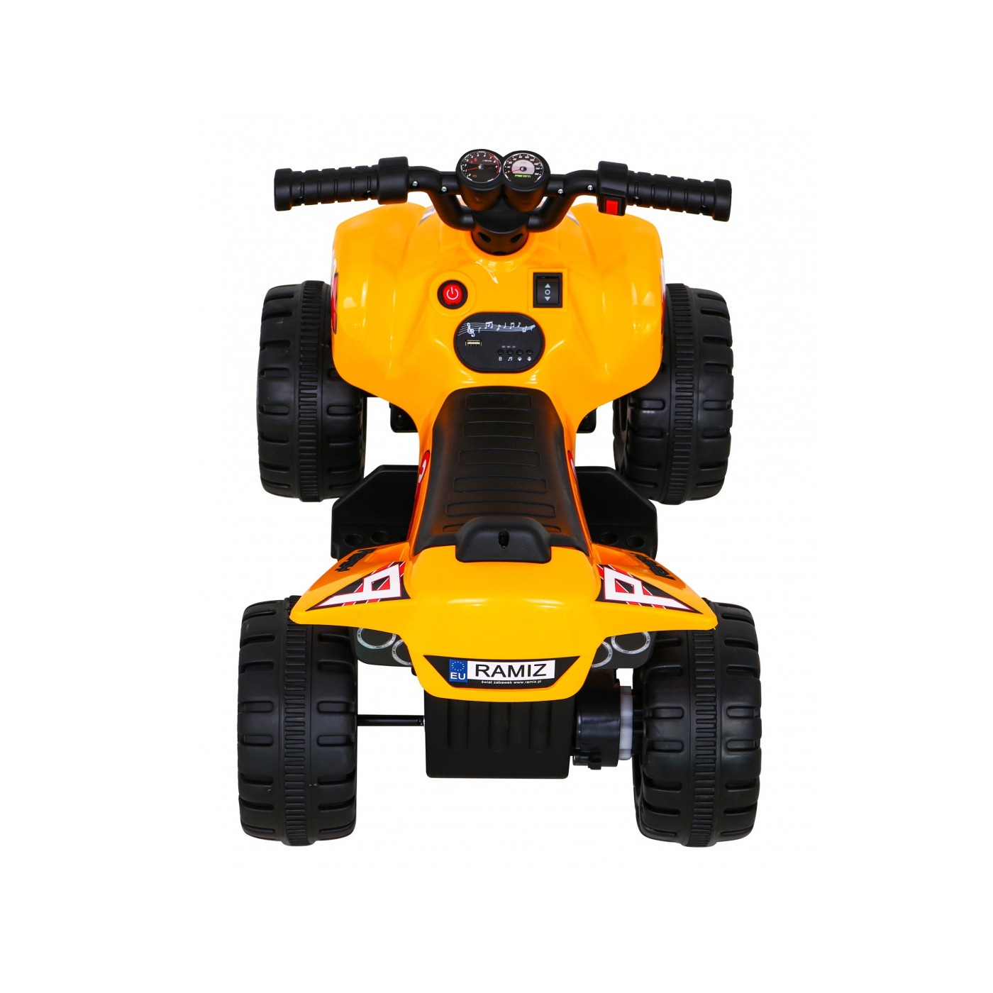 Quad The Fastest na batériu pre deti Žltý + Motor 25W