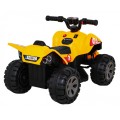Quad The Fastest na batériu pre deti Žltý + Motor 25W