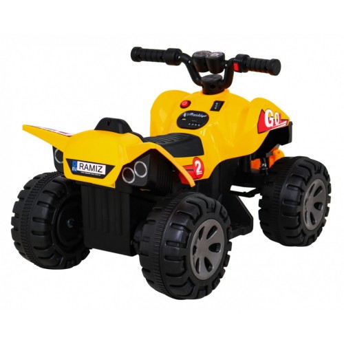 Quad The Fastest na batériu pre deti Žltý + Motor 25W