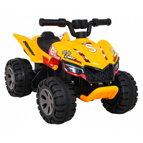 Quad The Fastest na batériu pre deti Žltý + Motor 25W