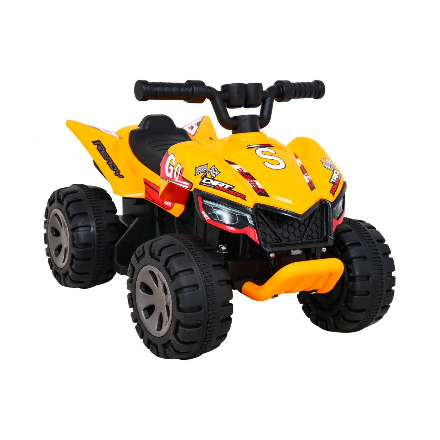 Quad The Fastest na batériu pre deti Žltý + Motor 25W
