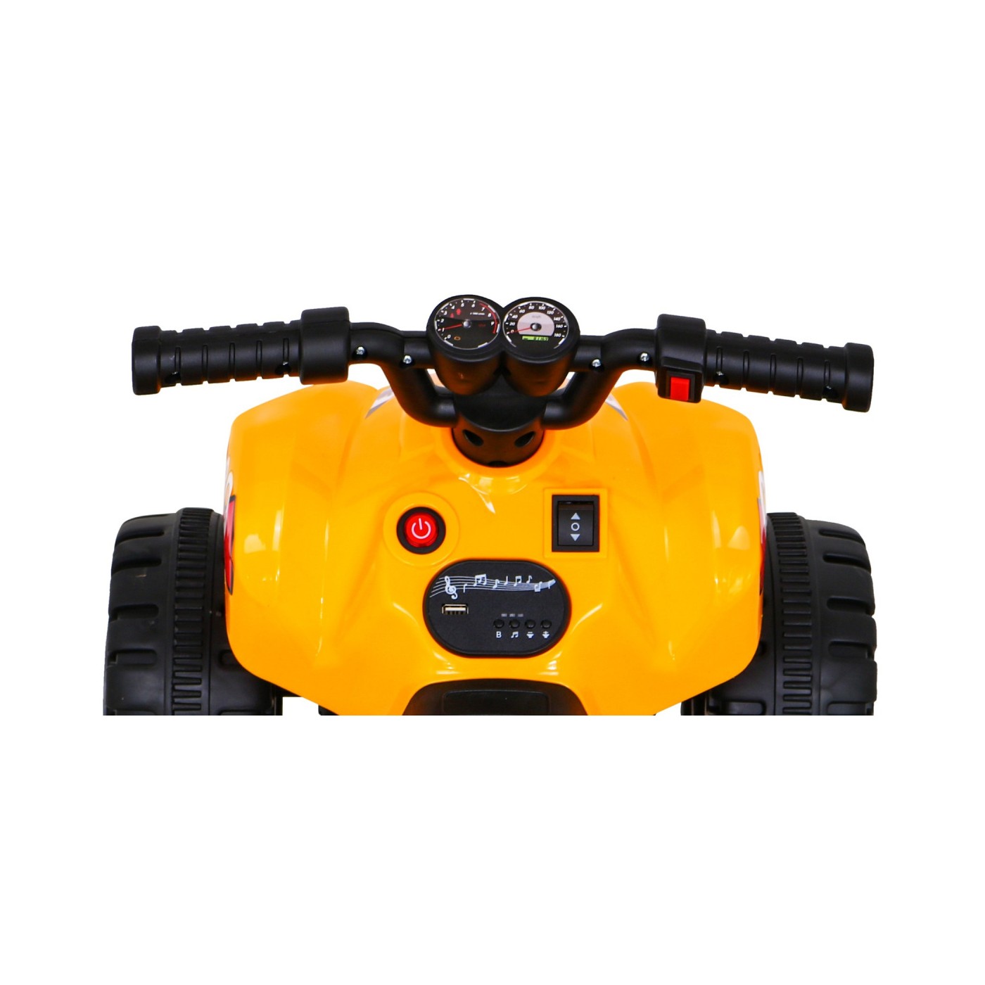 Quad The Fastest na batériu pre deti Žltý + Motor 25W