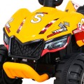 Quad The Fastest na batériu pre deti Žltý + Motor 25W