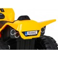 Quad The Fastest na batériu pre deti Žltý + Motor 25W