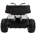 Quad XL ATV na batériu pre deti Biely + Pohon 4x4 + Batožinový priestor + Pomalý štart + EVA + Audio LED