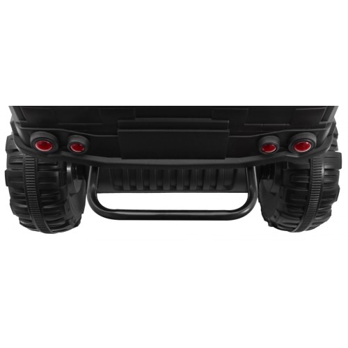 Quad XL ATV na batériu pre deti Čierno-Zelený + Pohon 4x4 + Batožinový priestor + Pomalý štart + EVA + Audio LED