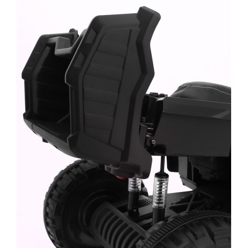 Quad XL ATV na batériu pre deti Čierno-Zelený + Pohon 4x4 + Batožinový priestor + Pomalý štart + EVA + Audio LED