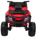 Quad XL ATV na batériu pre deti Červený + Pohon 4x4 + Batožinový priestor + Pomalý štart + EVA + Audio LED