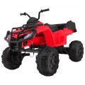 Quad XL ATV 2,4GHz na batériu pre deti Červený + Ovládač + Pohon 4x4 + Batožinový priestor + Pomalý štart + EVA + Audio LED