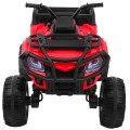 Quad XL ATV 2,4GHz na batériu pre deti Červený + Ovládač + Pohon 4x4 + Batožinový priestor + Pomalý štart + EVA + Audio LED
