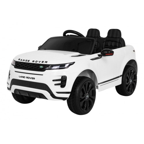 Range Rover Evoque na batériu pre deti Biely + Ovládač + Pomalý štart + MP3 LED