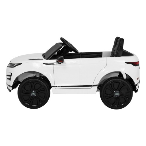 Range Rover Evoque na batériu pre deti Biely + Ovládač + Pomalý štart + MP3 LED