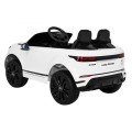 Range Rover Evoque na batériu pre deti Biely + Ovládač + Pomalý štart + MP3 LED