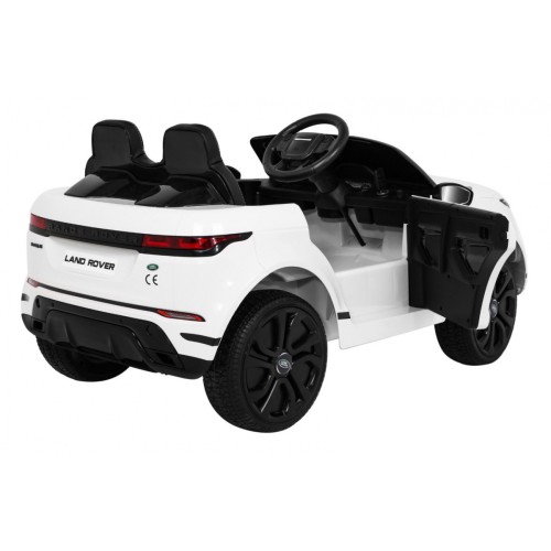 Range Rover Evoque na batériu pre deti Biely + Ovládač + Pomalý štart + MP3 LED