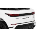 Range Rover Evoque na batériu pre deti Biely + Ovládač + Pomalý štart + MP3 LED